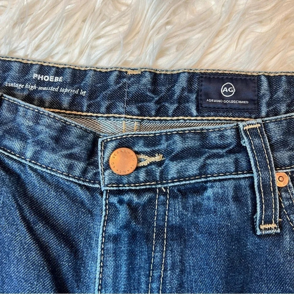 AG Phoebe Vintage High Rise Tapered Leg Jeans Portrayal Denim Casual Women’s 32 - Picture 6 of 11